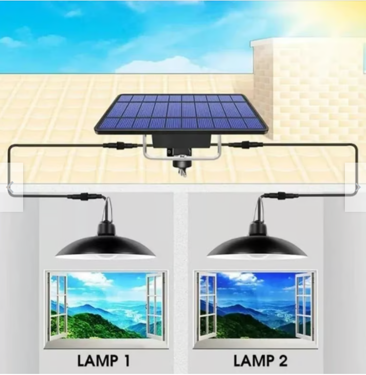 Lámpara Solar Led Colgante / 240w